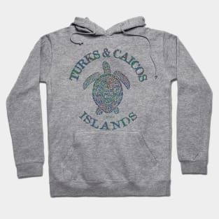 Turks & Caicos Islands Sea Turtle (Distressed) Hoodie